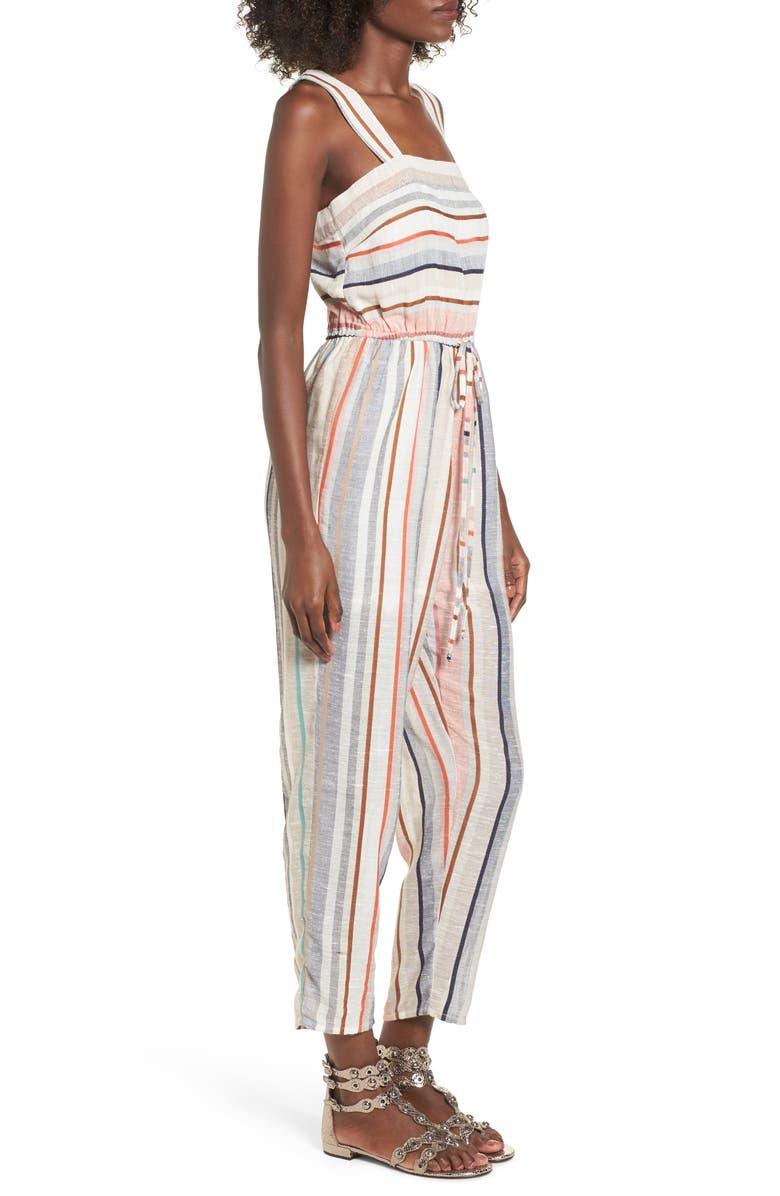 BP. Stripe Jumpsuit, Alternate, color,