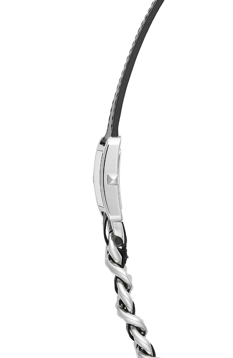 Rebecca Minkoff Moment Chain Wrap Bracelet Watch, 30mm, Alternate, color, 