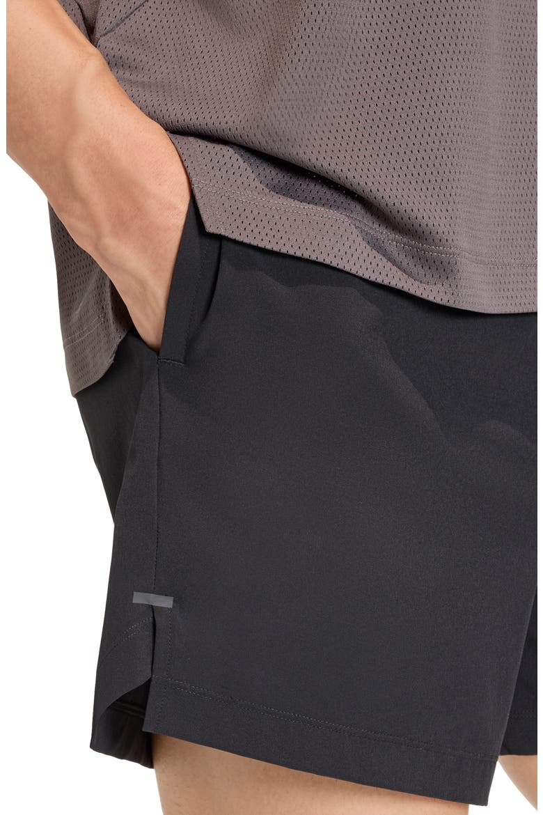 D4T Essentials Shorts, Alternate, color, BLACK