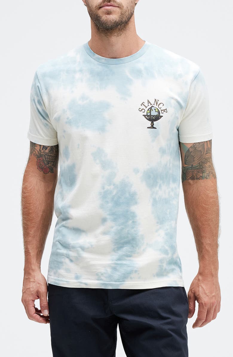 Stance Sol Tie Dye Cotton Graphic T-Shirt, Main, color,