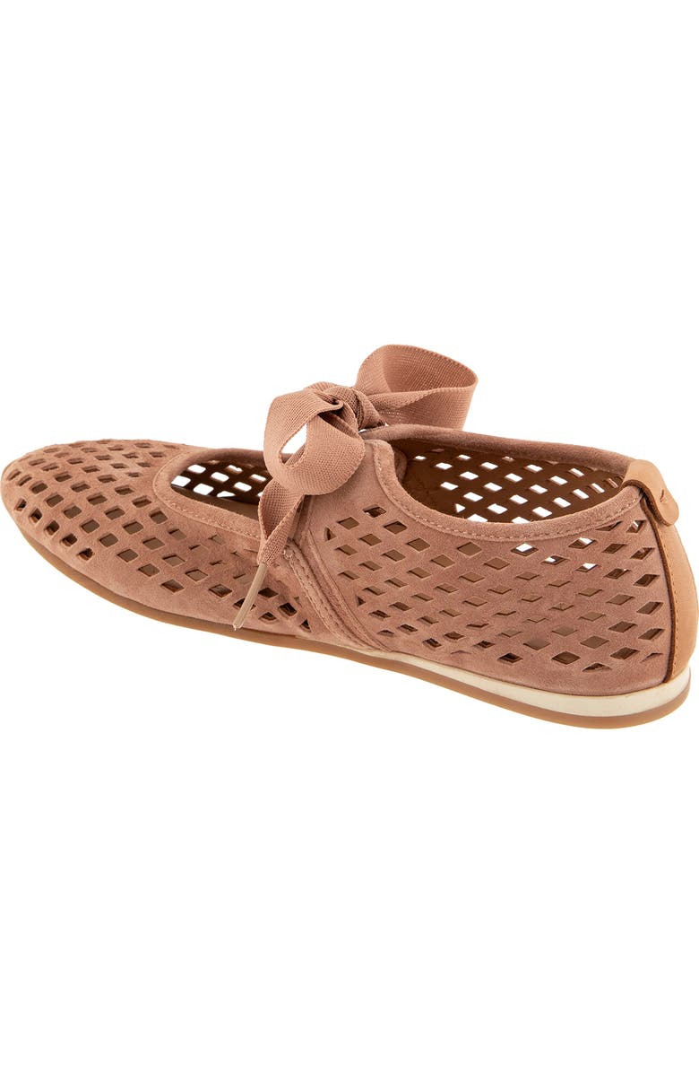 Gentle Souls Annalise Mary Jane Flat, Alternate, color, Mocha Suede
