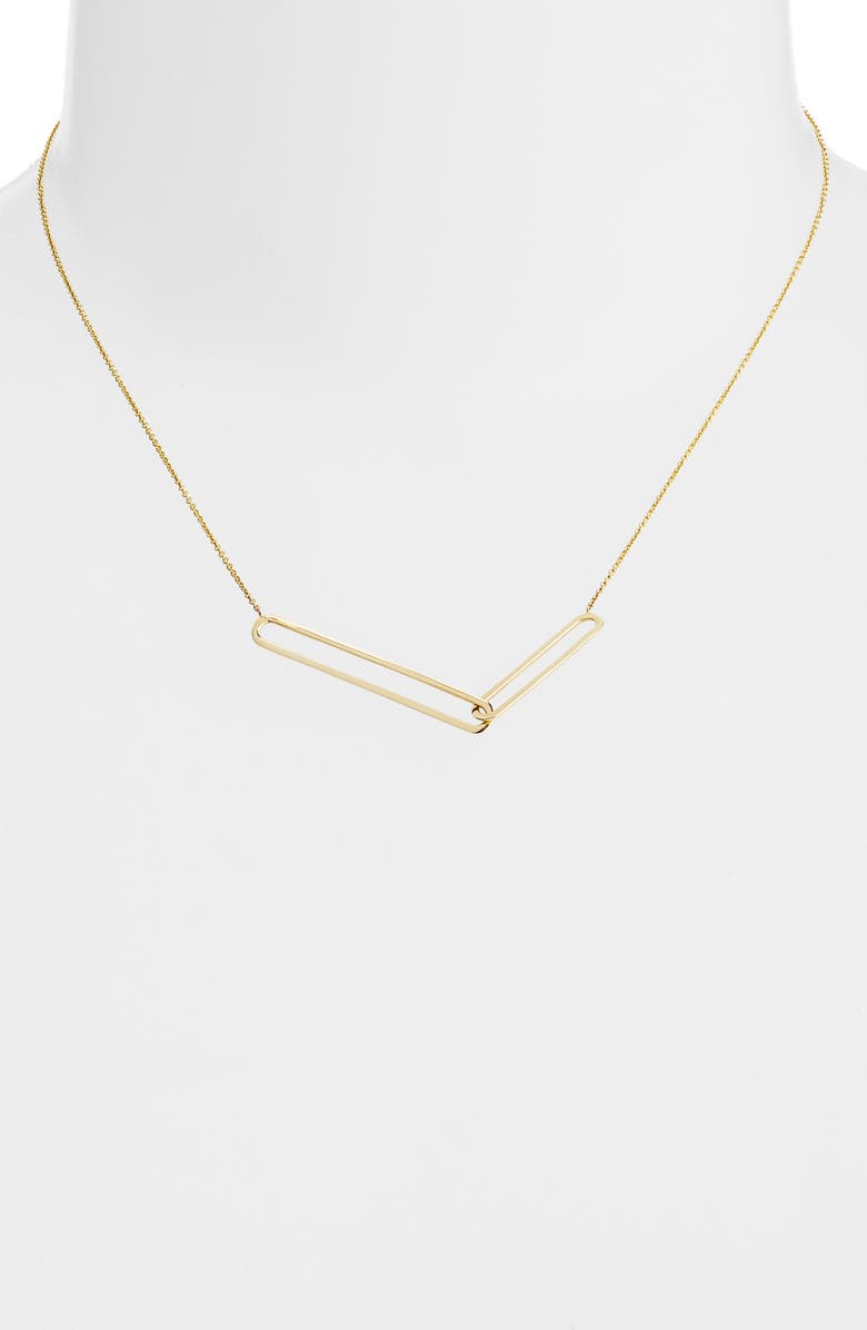 Bony Levy Paperclip Necklace, Alternate, color,