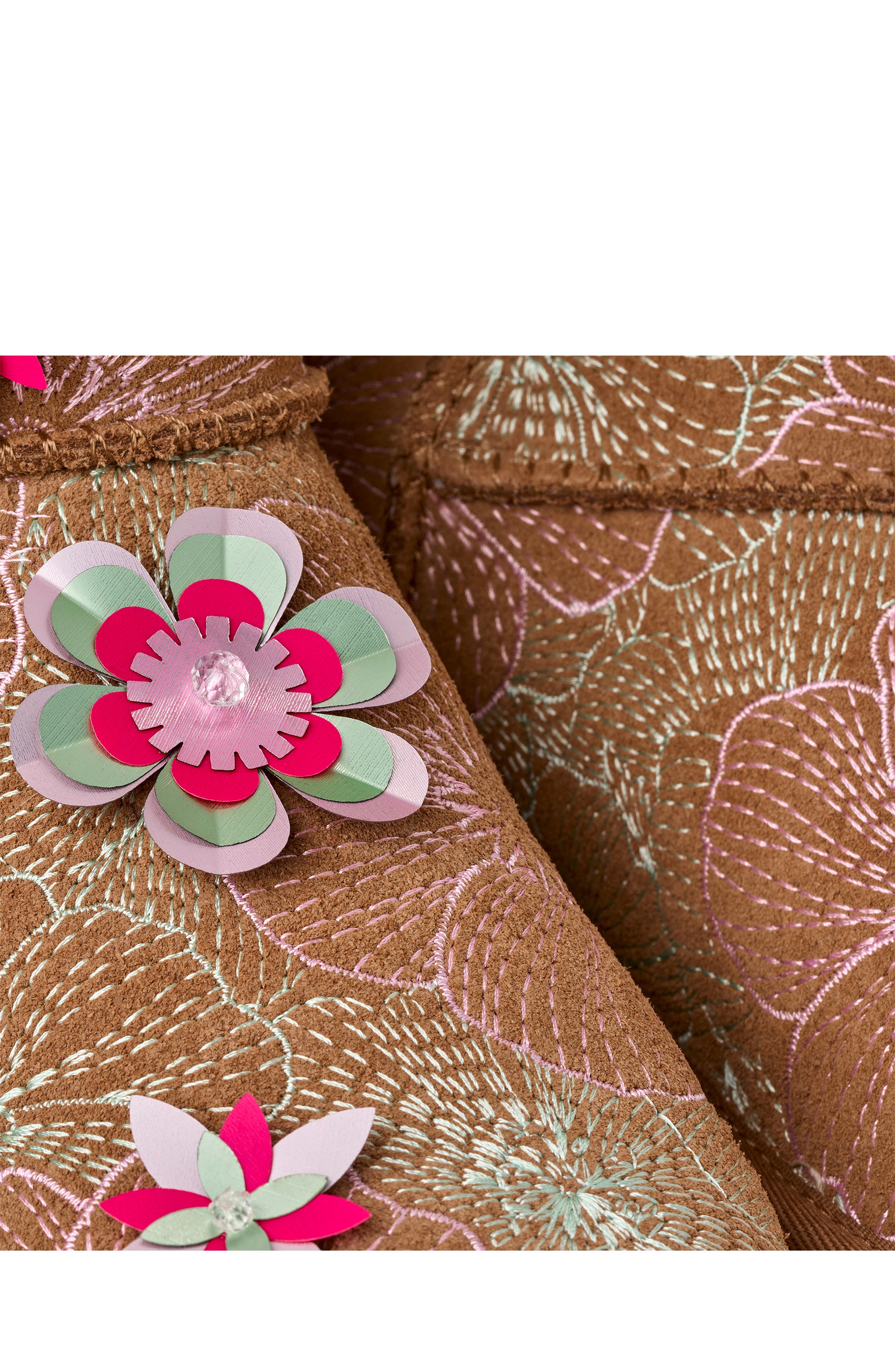 UGG<sup>®</sup> Classic Mini Meadow Boot, Alternate, color, Chestnut