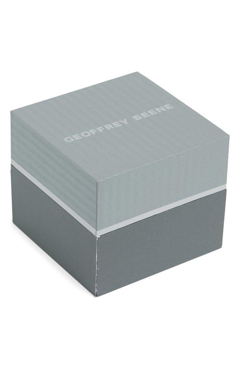 GEOFFREY BEENE Diamond Bracelet Strap Watch, 42mm, Alternate, color, 