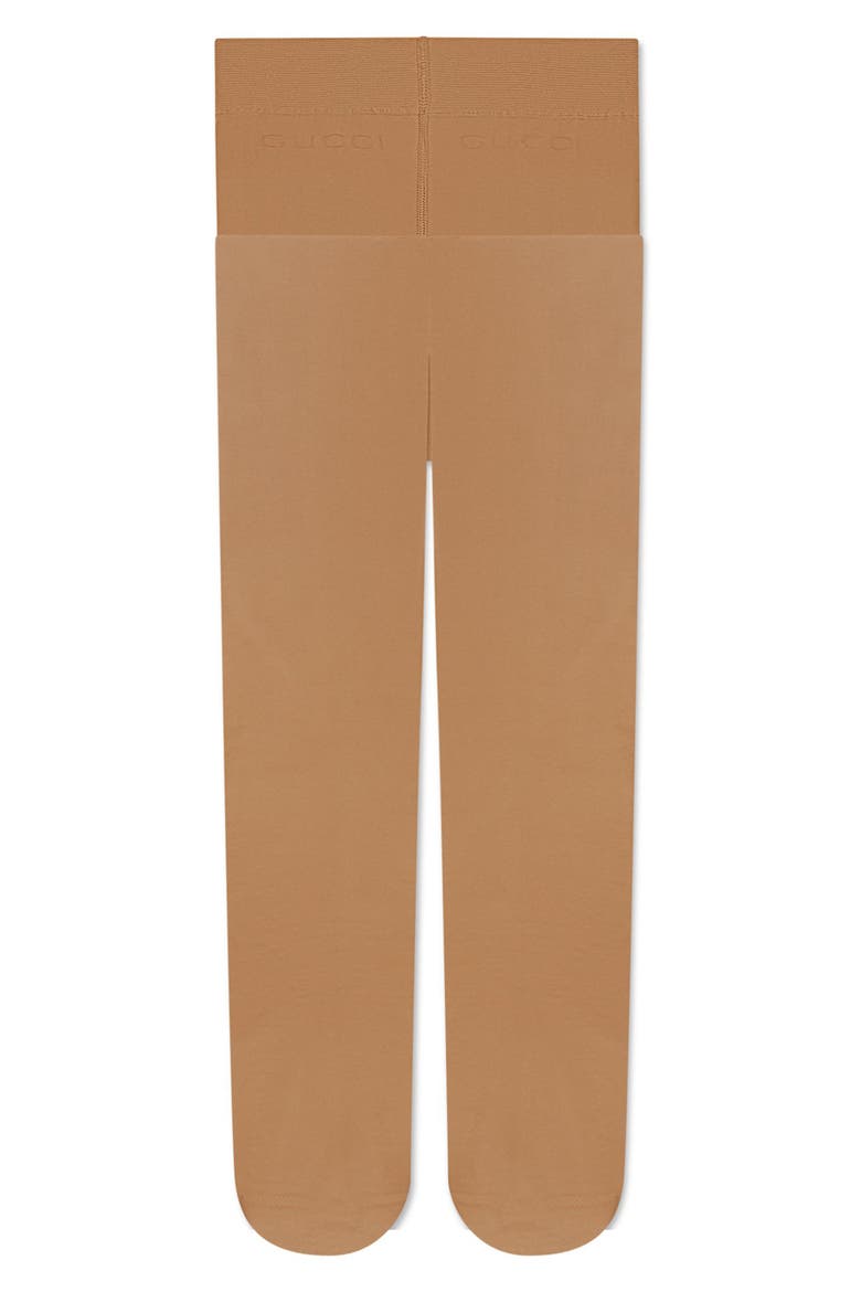 Sheer Logo Tights, Alternate, color, ROPE