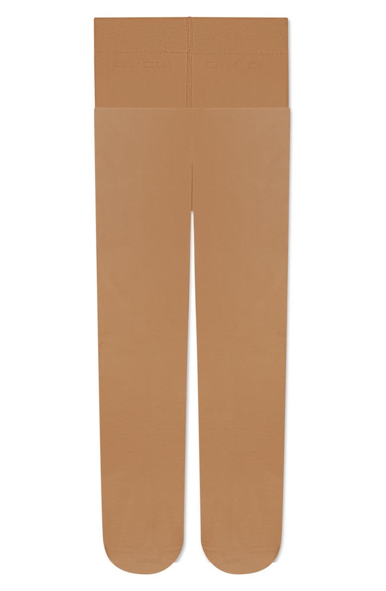 Gucci Sheer Logo Tights, Alternate, color, 