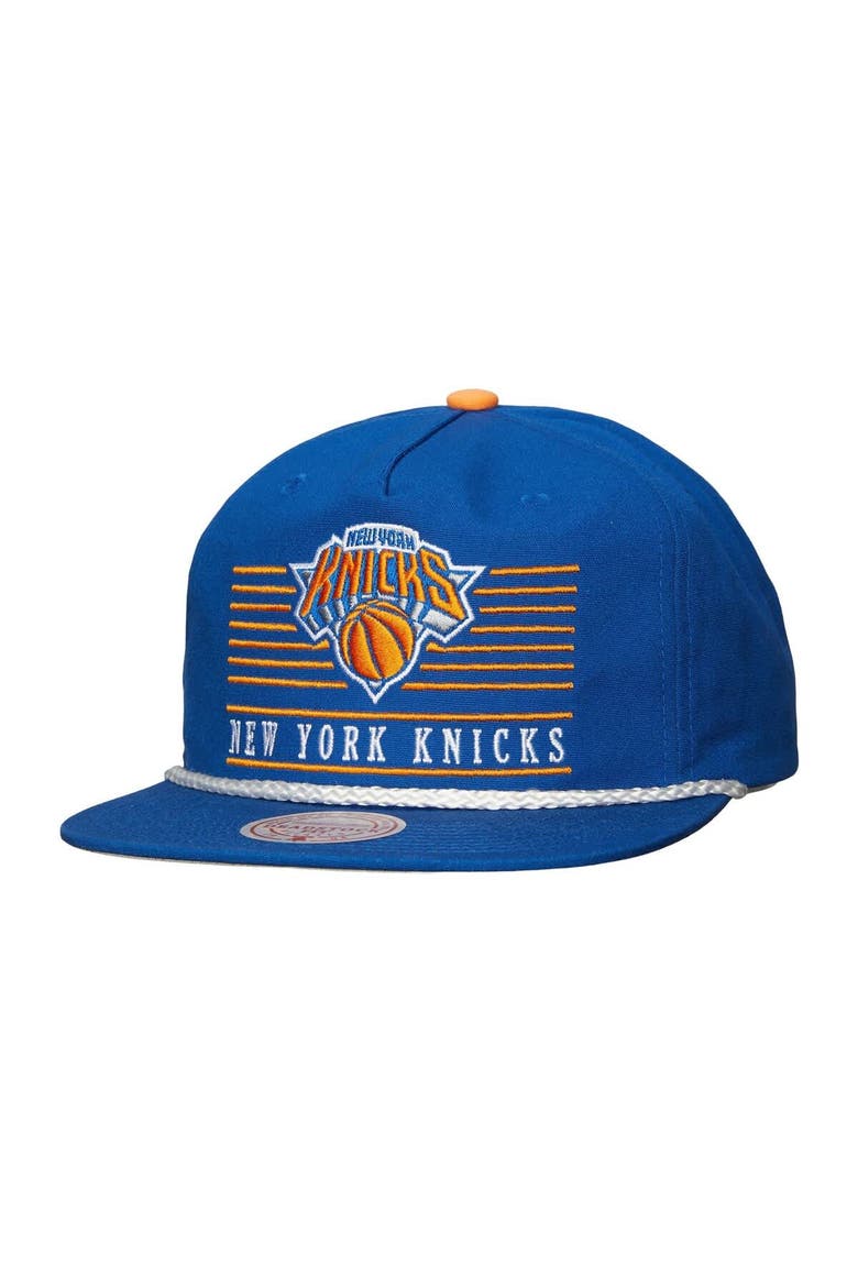 Men's Mitchell & Ness Blue New York Knicks Ascend Deadstock Snapback Hat, Main, color, Blue