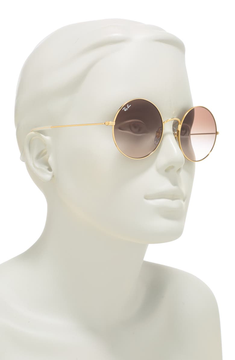 Ray-Ban 50mm Round Sunglasses, Alternate, color, 