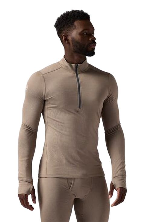 Bga Pines Micrrid Ultra-Lt Baselayer 1/4-Zip Top - Men's
