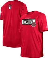 New Era Men's New Era Red Tampa Bay Buccaneers 3rd Down High Density Print T-Shirt