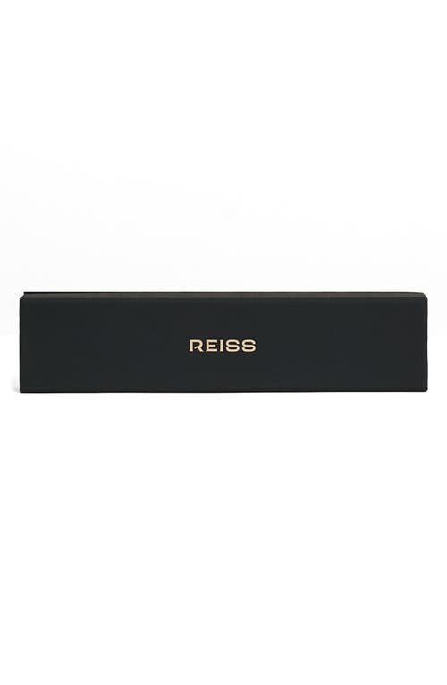 Reiss Millie Molten Square Bracelet In Gold Tone