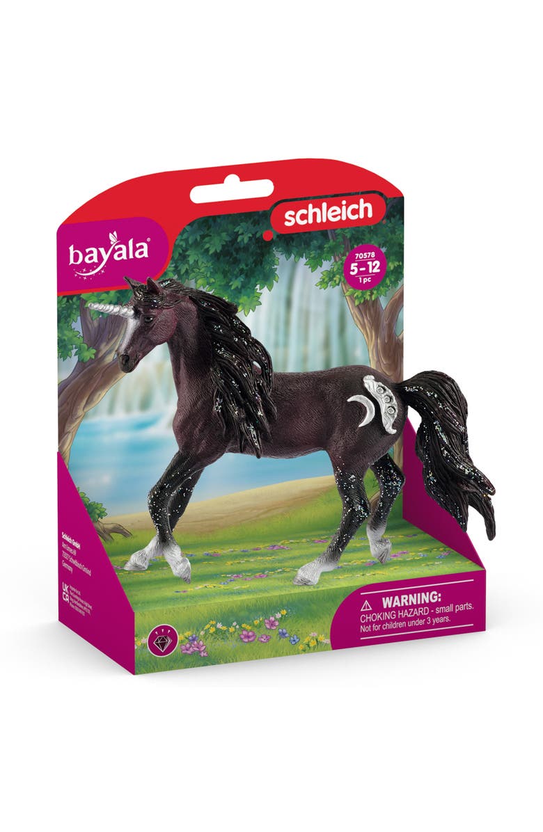 Schleich Bayal Moon Unicorn Stallion, Collectible Toy Figure, Kids Ages 5+, Alternate, color, Multicolored