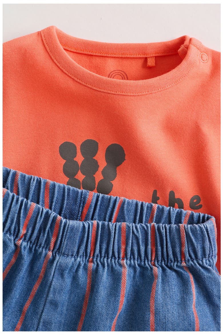 Beet Goes On Long Sleeve T-Shirt & Pants Set, Alternate, color, RED