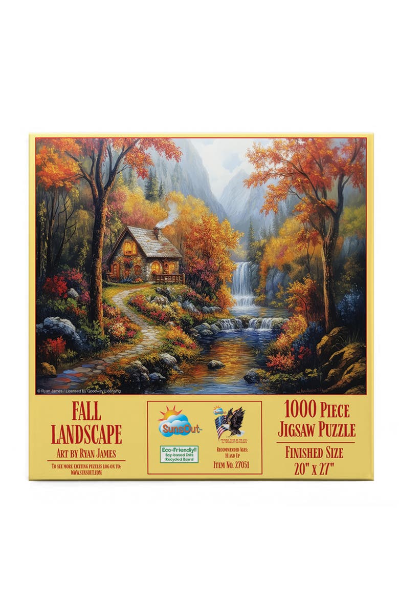 Sunsout Fall Landscape 1000 piece Jigsaw Puzzle for Adults, Alternate, color, Multicolor