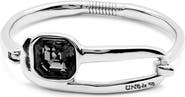 UNODE50 Bracelet with Black Faceted Glass