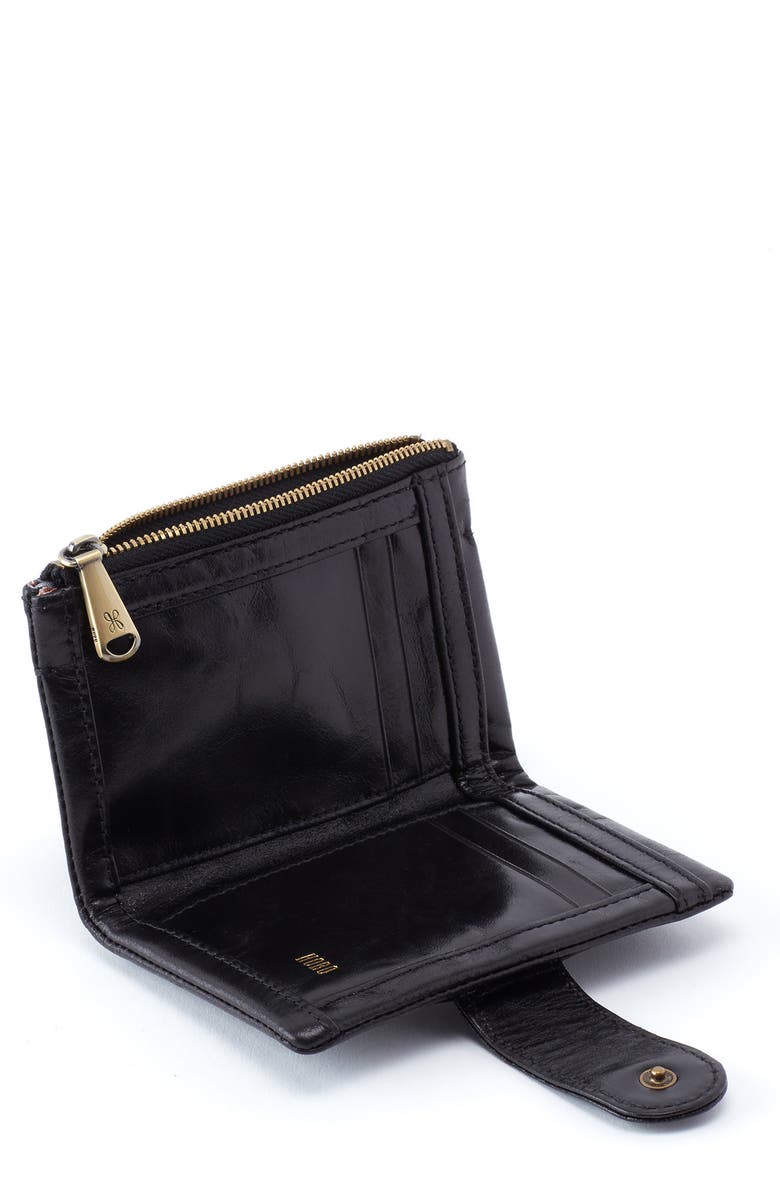 HOBO Ray Leather Bifold Wallet, Alternate, color, Black