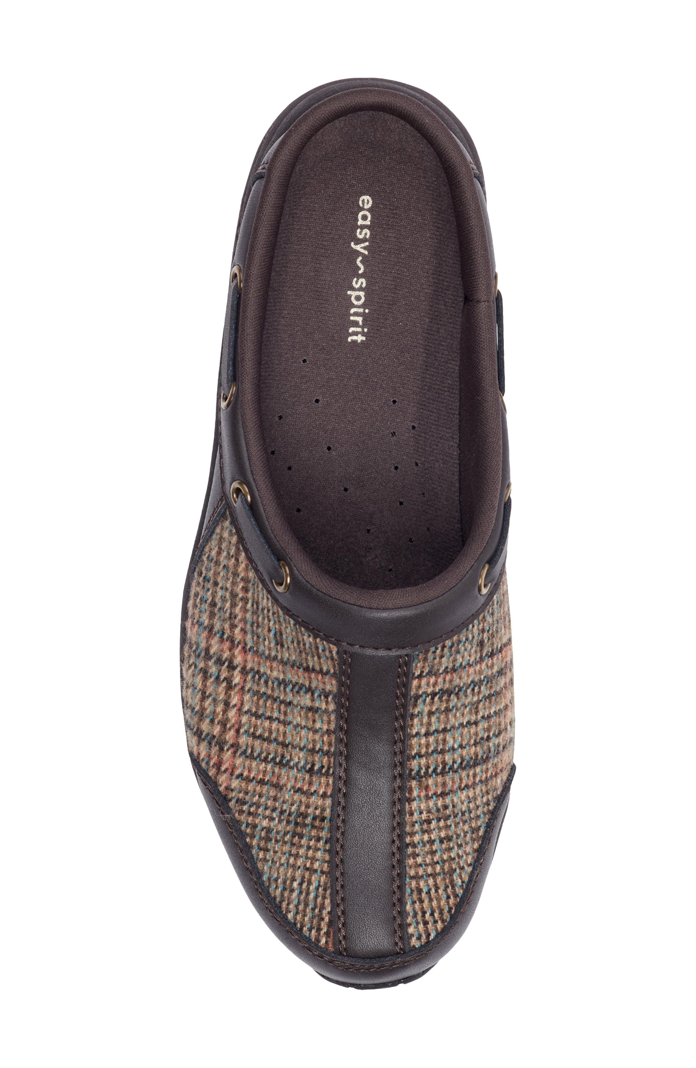 Easy Spirit Travelport Clog, Alternate, color, Dark Brown
