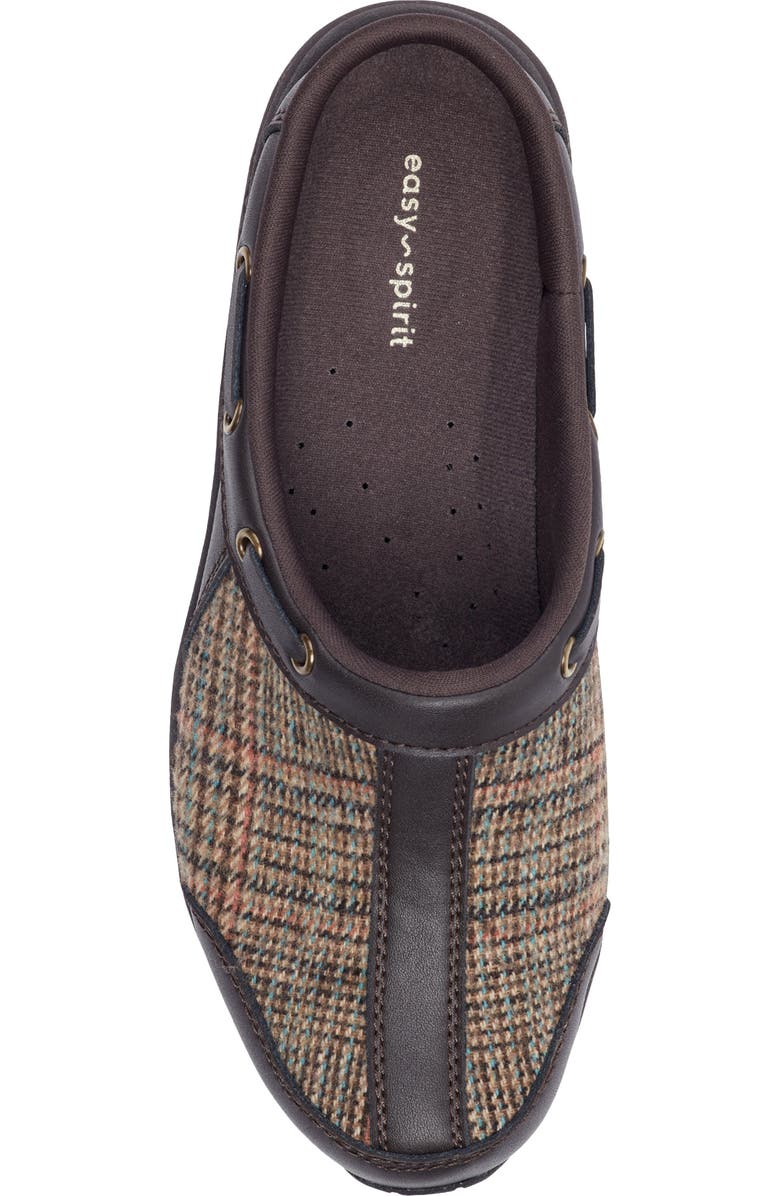 Easy Spirit Travelport Clog, Alternate, color, Dark Brown