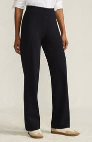 Lands' End Starfish Mid Rise Straight Leg Pants
