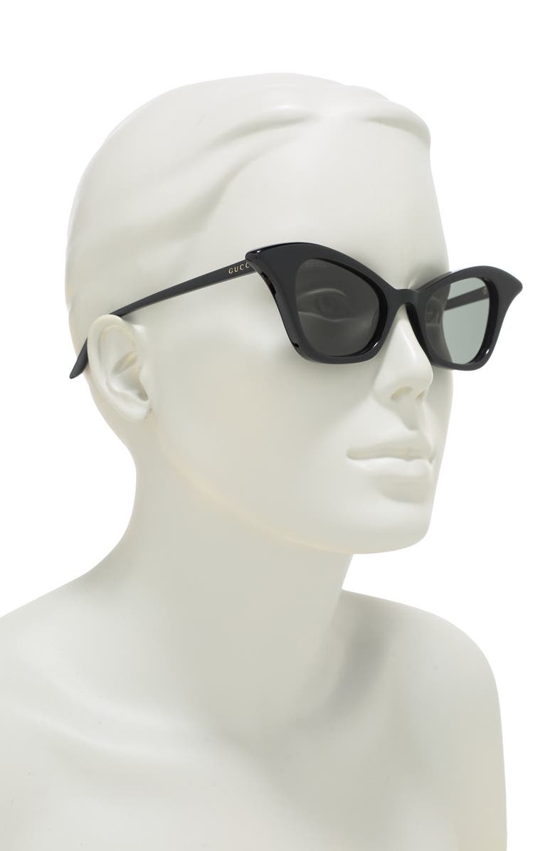 Gucci 47mm Cat Eye Sunglasses, Alternate, color,