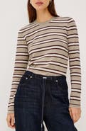 Rails Davie Striped Cotton & Cashmere Top