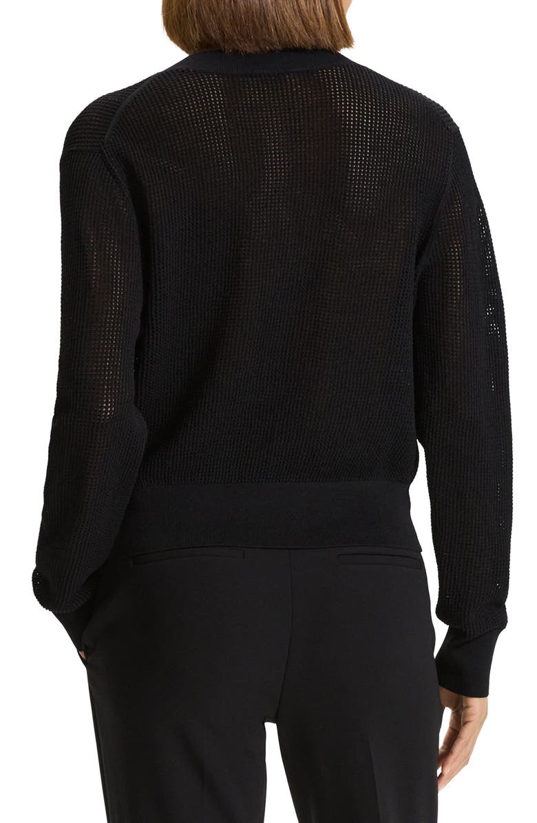 Theory Open Stitch Crewneck Sweater, Alternate, color, 
