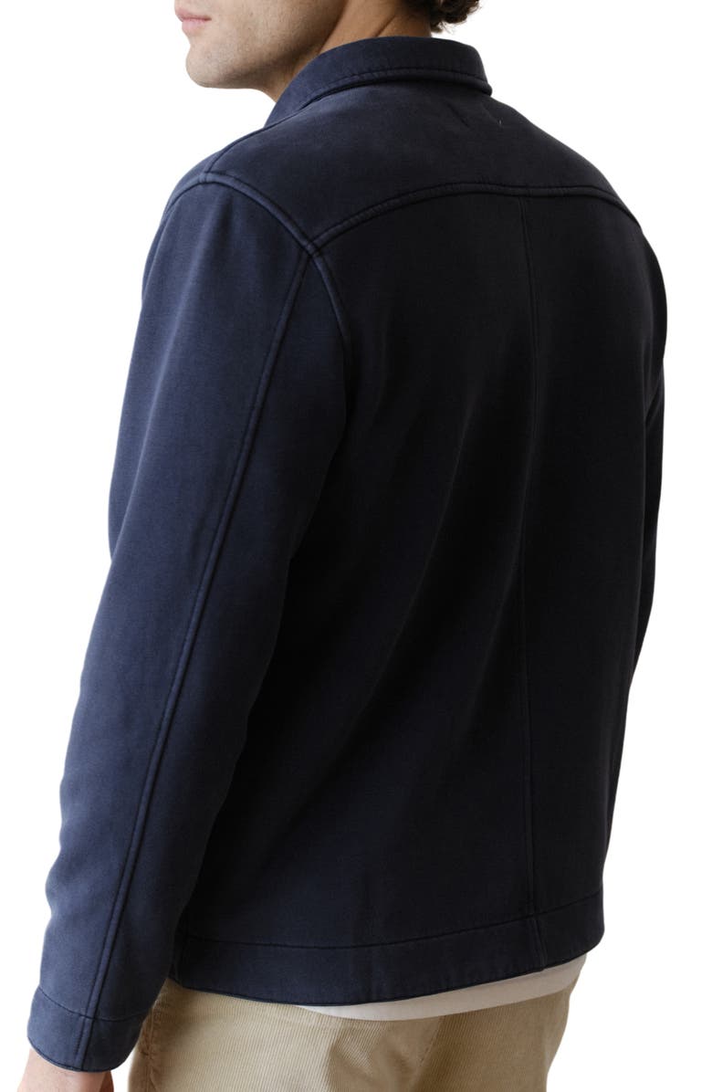 Marine Layer Cloud 9 Fleece Overshirt, Alternate, color, Mood Indigo