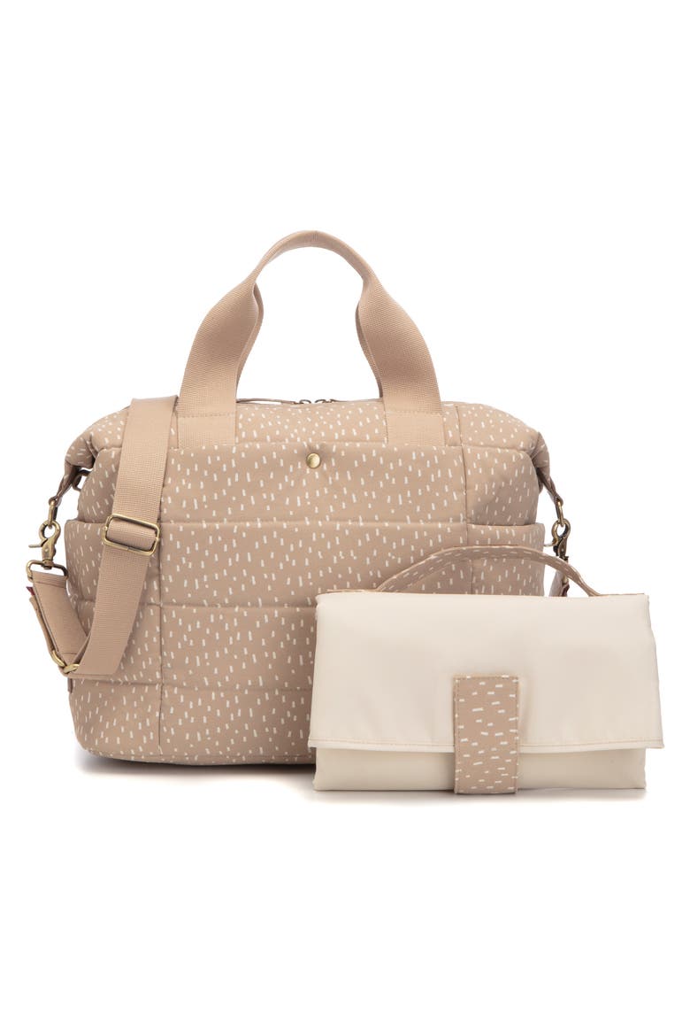 Organic Cotton Convertible Diaper Bag, Alternate, color, SEASHELL