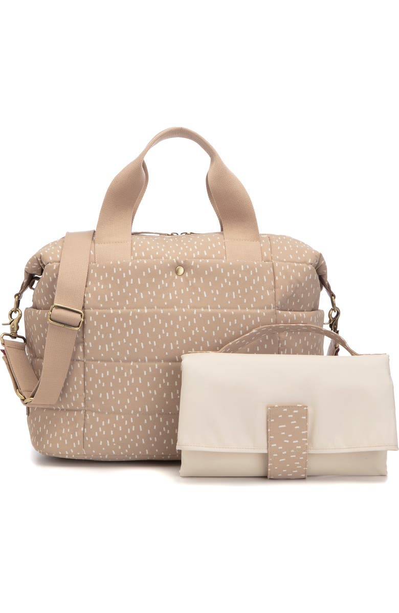 Storksak Organic Cotton Convertible Diaper Bag, Alternate, color,