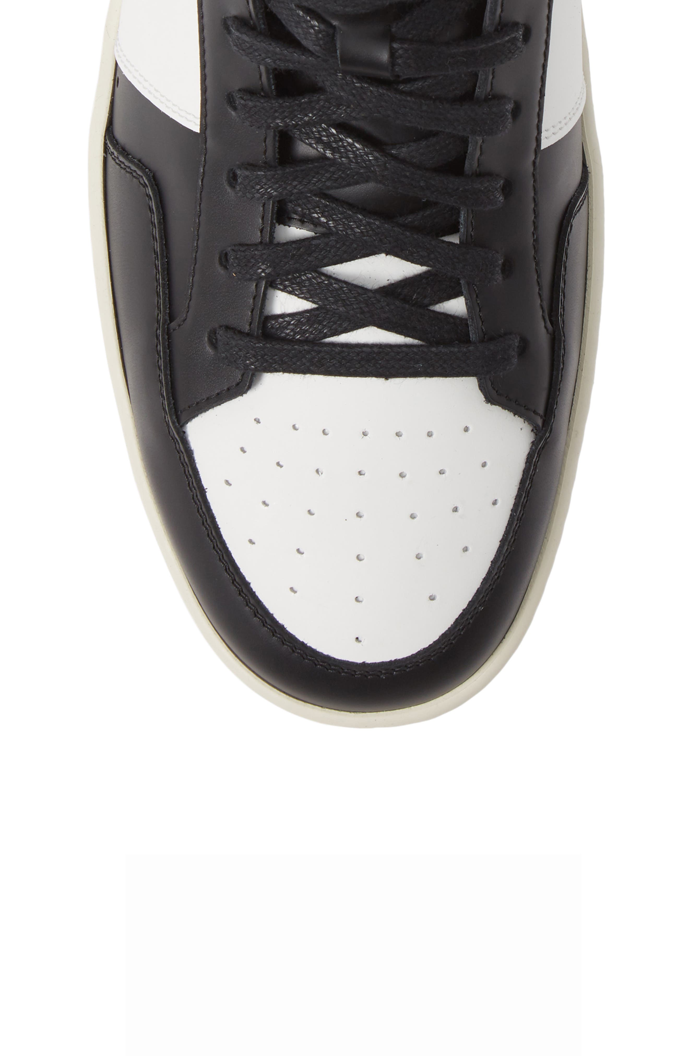 SL/10H Signature Court Classic High Top Sneaker, Alternate, color, BLACK/ WHITE