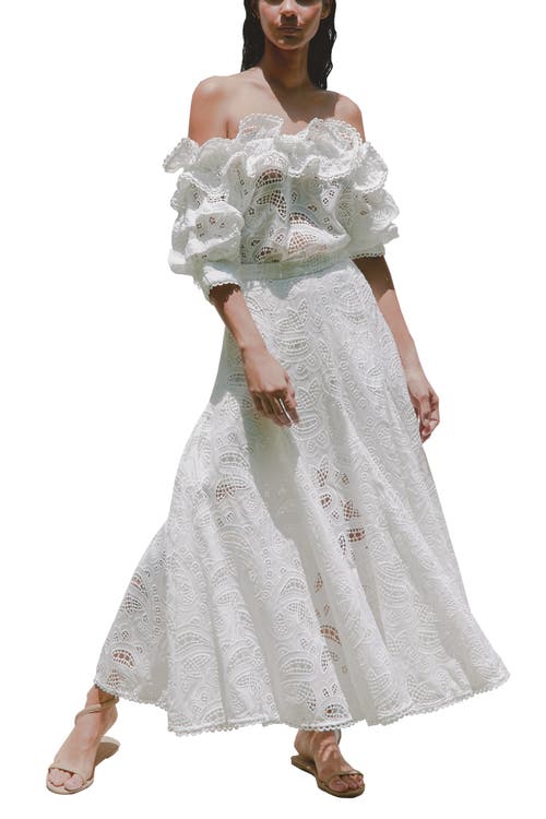 No Pise La Grama Agave Top In White