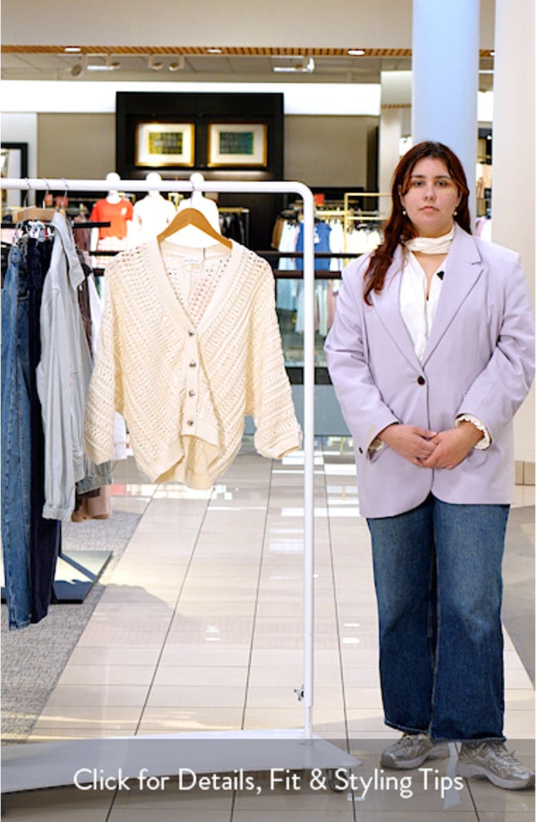 Dolman Sleeve Cotton Cardigan, sales video thumbnail