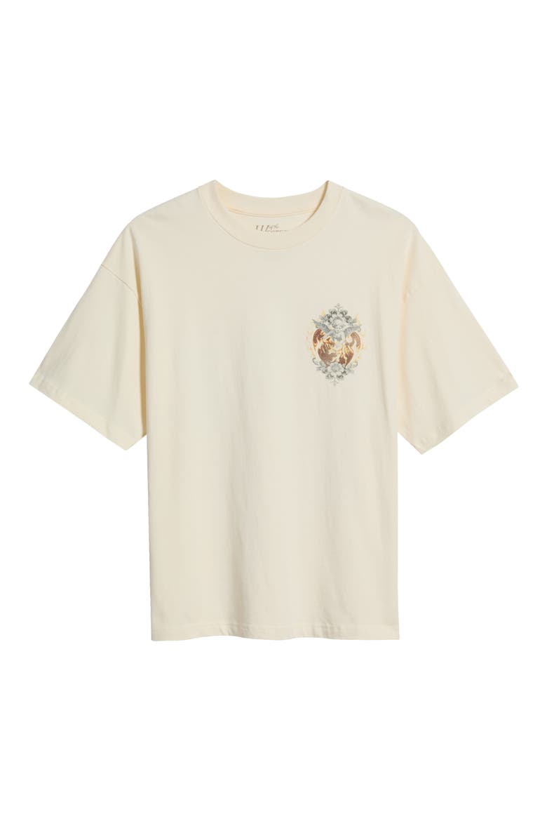 Guardian Angels Cotton Graphic T-Shirt, Alternate, color, CREAM