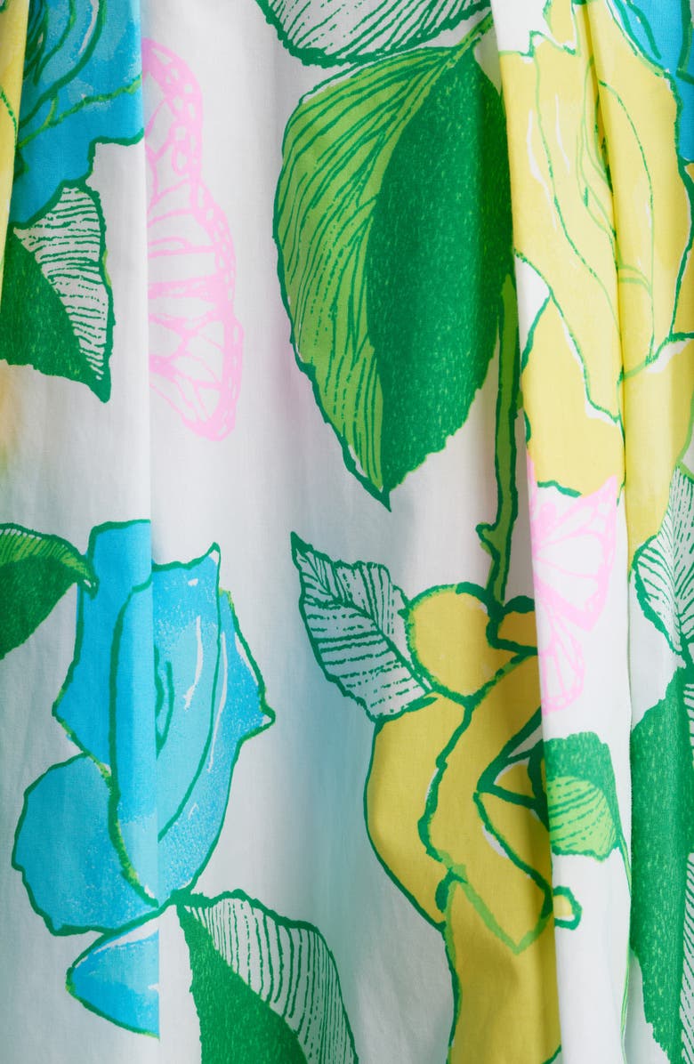 Lilly Pulitzer<sup>®</sup> Kenni Floral Print Strapless Dress, Alternate, color, Multi Rose Bud