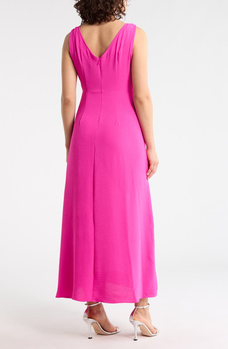 Halogen<sup>®</sup> Front Tie Maxi Dress, Alternate, color, Vivid Pink