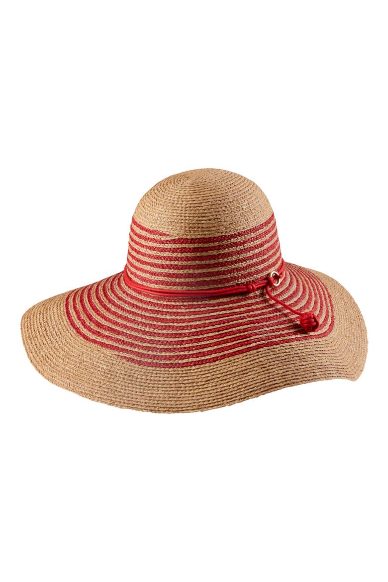 Wide Brim Hat, Alternate, color, NOUGAT/ CARDINAL