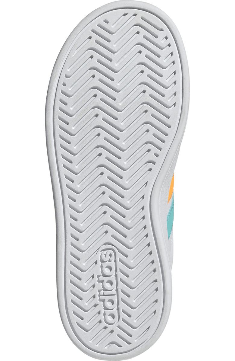 adidas Kids' Grand Court 3-0 Sneaker, Alternate, color, White/ Pink/ Tangerine