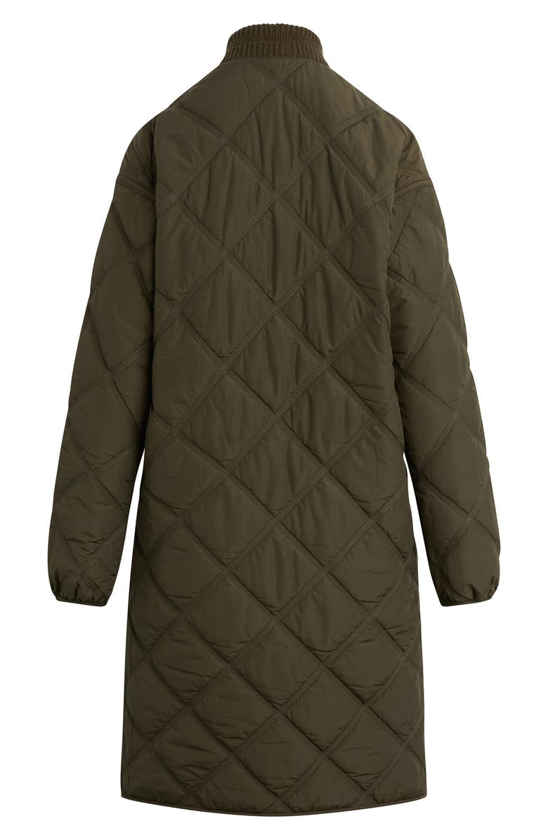 Favorite Daughter The Walk in the Park Cotton Blend Quilted Jacket, Alternate, color, Dark Olive
