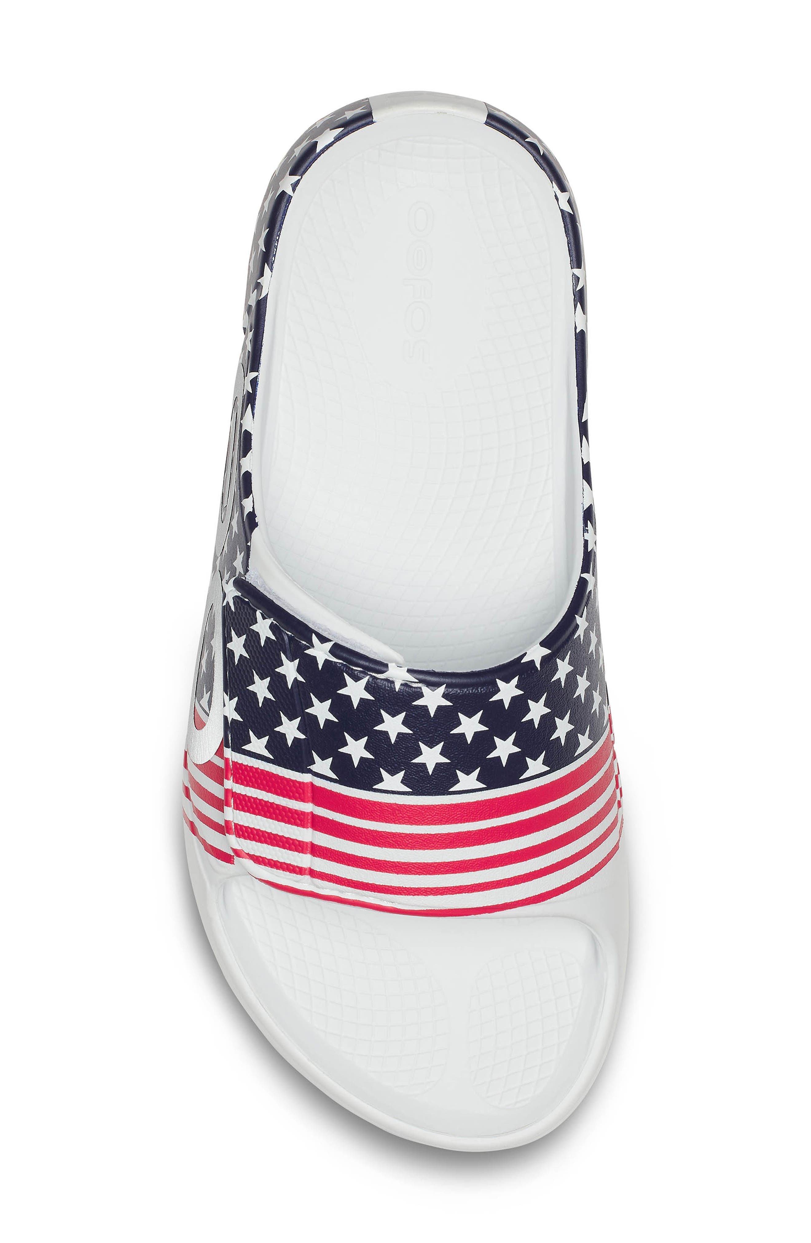 Oofos OOahh Sport Flex Slide Sandal, Alternate, color, Usa 26