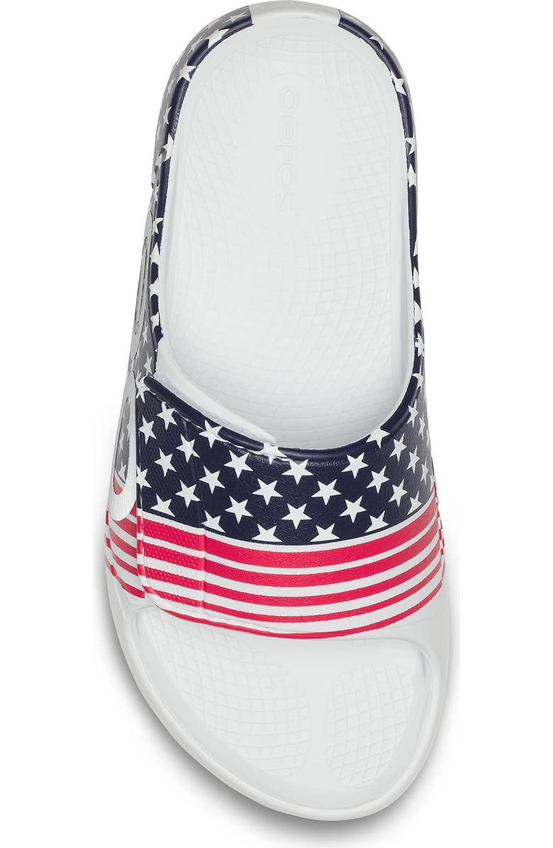 Oofos OOahh Sport Flex Slide Sandal, Alternate, color, Usa 26
