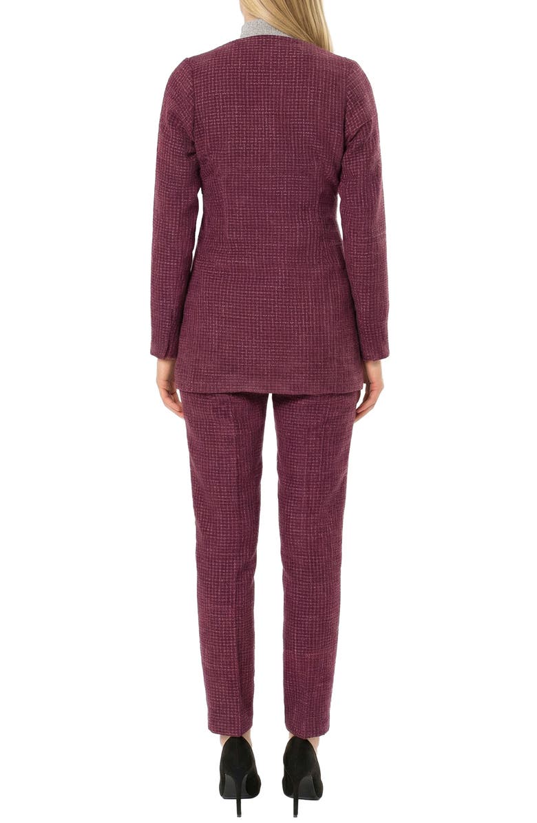 AREA STARS Tia Tweed Jacket, Alternate, color, Purple Tweed