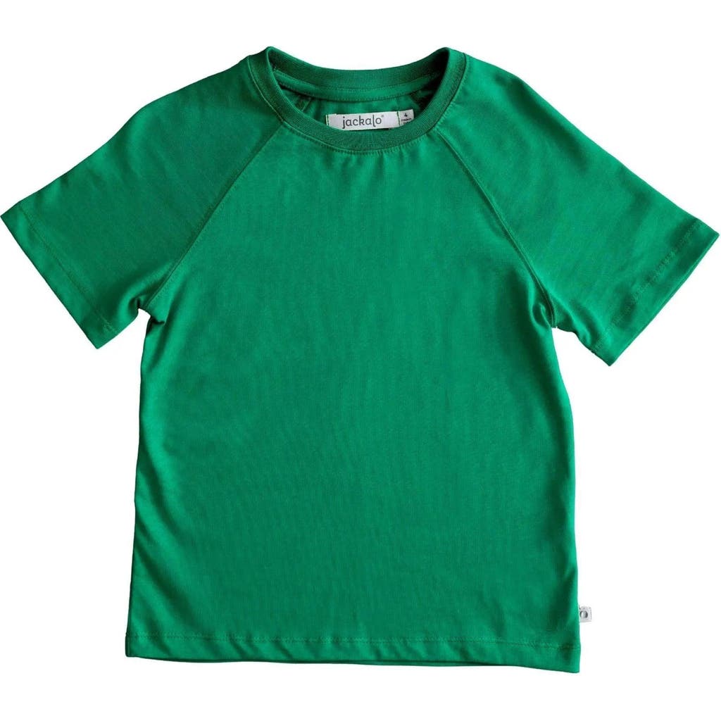 Jackalo Kids' Organic Cotton Raglan T-Shirt in Parakeet  product