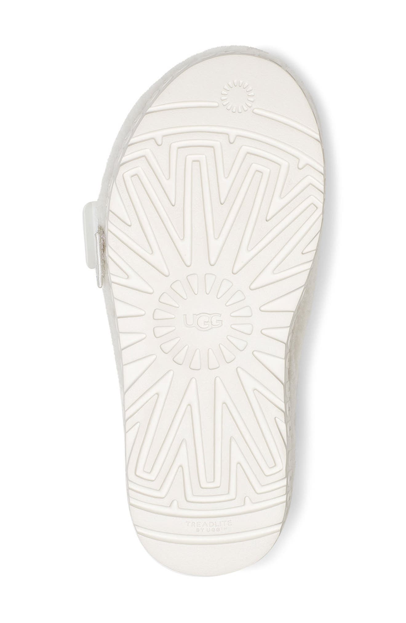 Fluffita Slipper, Alternate, color, WHITE