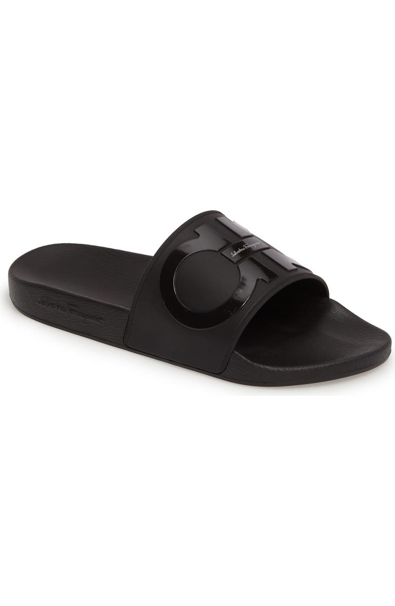 FERRAGAMO Groove 2 Slide Sandal, Main, color,