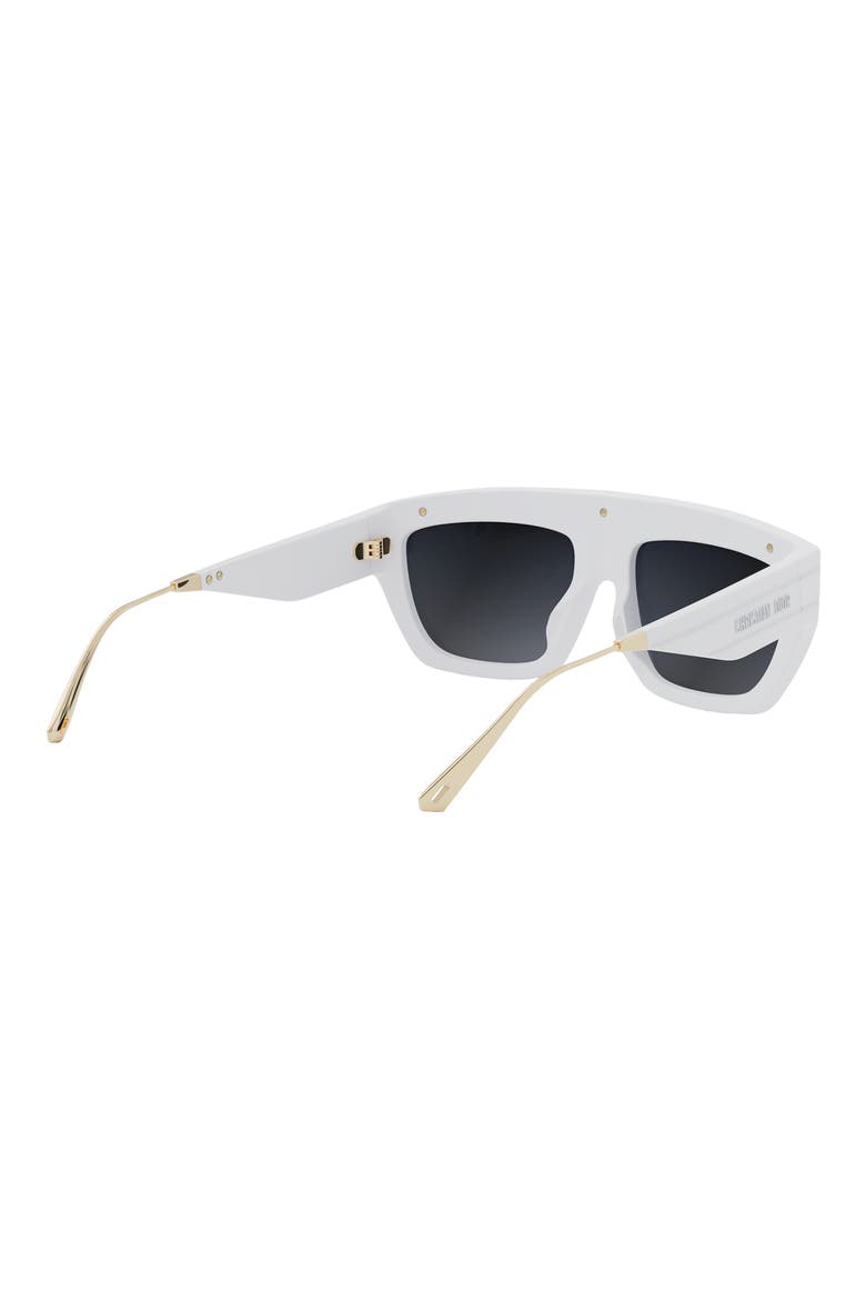 'DiorClub M7U Mask Sunglasses, Alternate, color, WHITE/ OTHER / GRADIENT VIOLET