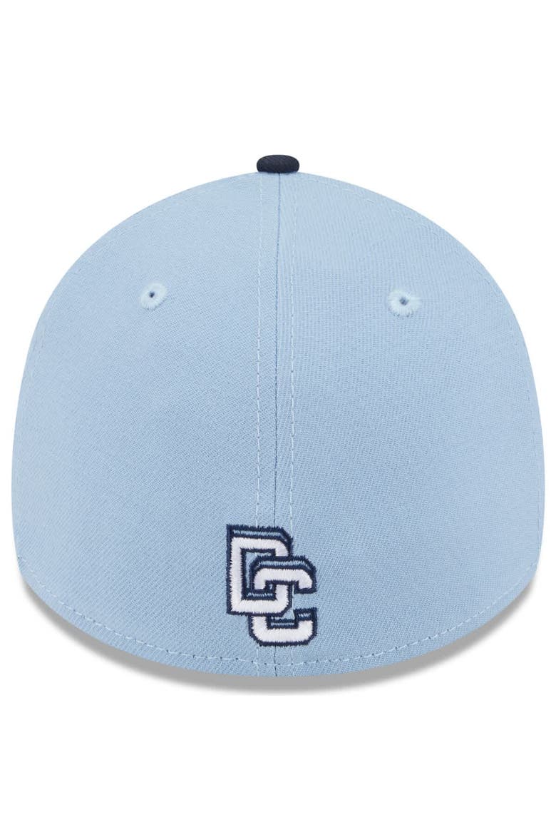 Men's New Era Light Blue/Navy Washington Nationals 2025 City Connect 39THIRTY Flex Hat, Alternate, color, Light Blue