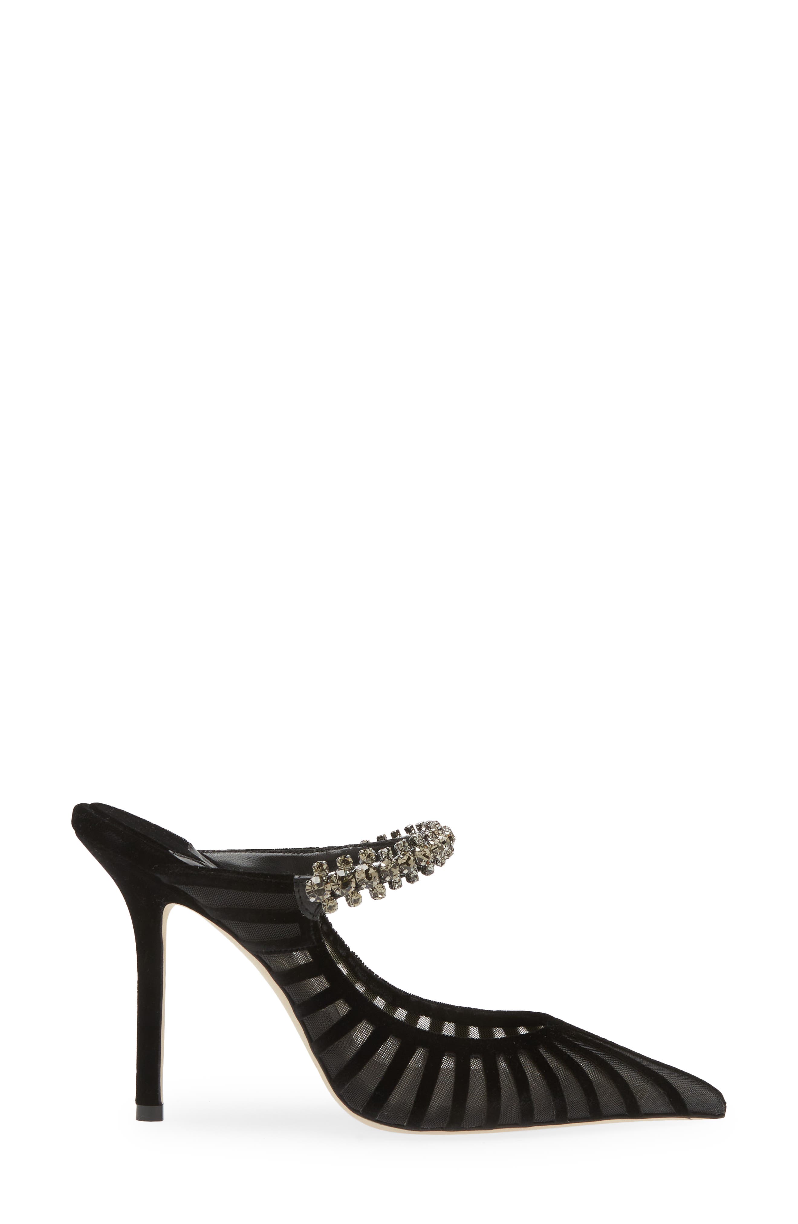 Jimmy Choo Bing Crystal Embellished Pointed Toe Mule Pump, Alternate, color, 