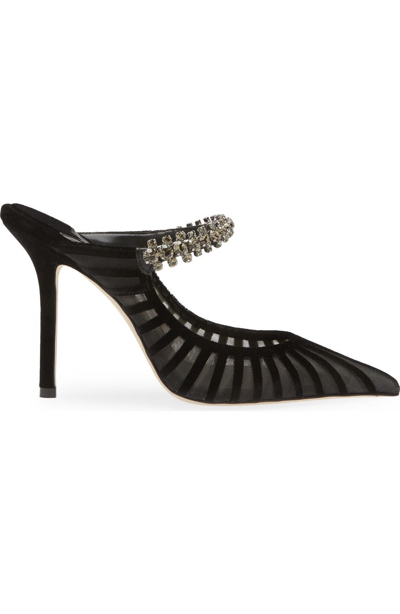 Jimmy Choo Bing Crystal Embellished Pointed Toe Mule Pump, Alternate, color,