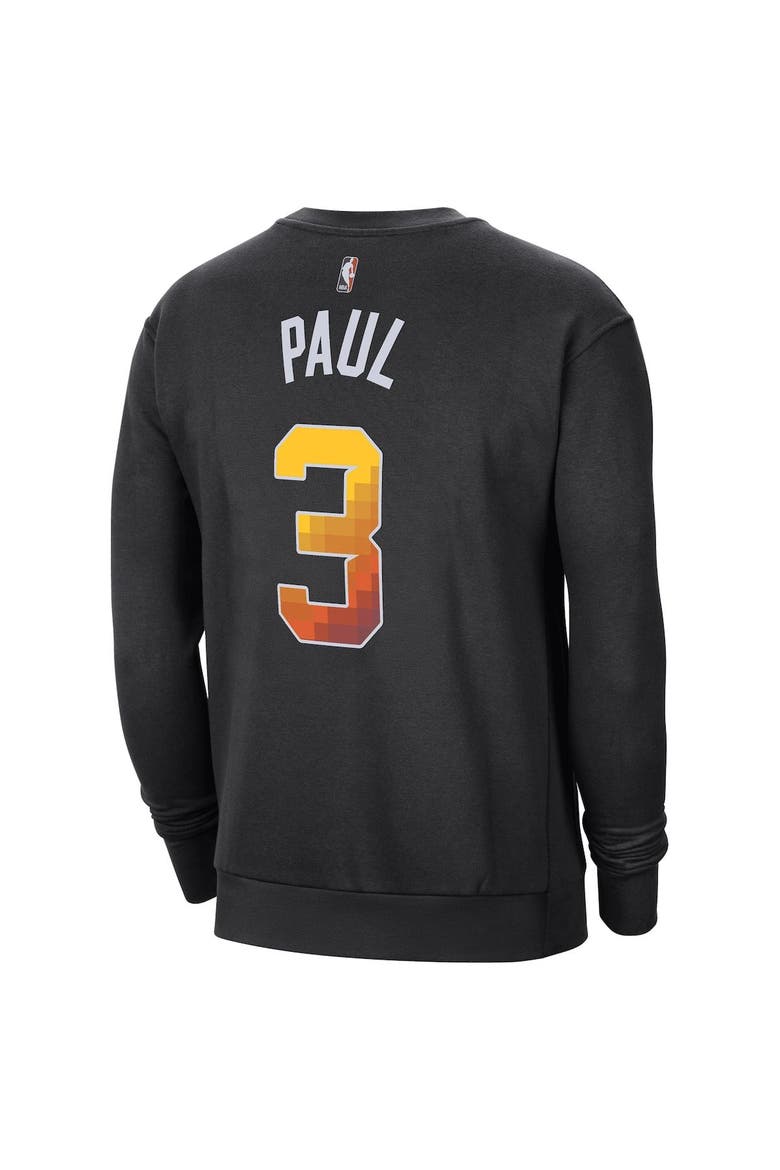 Men's Jordan Brand Chris Paul Black Phoenix Suns Statement Name & Number Pullover Sweatshirt, Alternate, color, Black