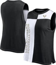 FANATICS Women's Fanatics Branded Black LAFC Script Colorblock Tank Top
